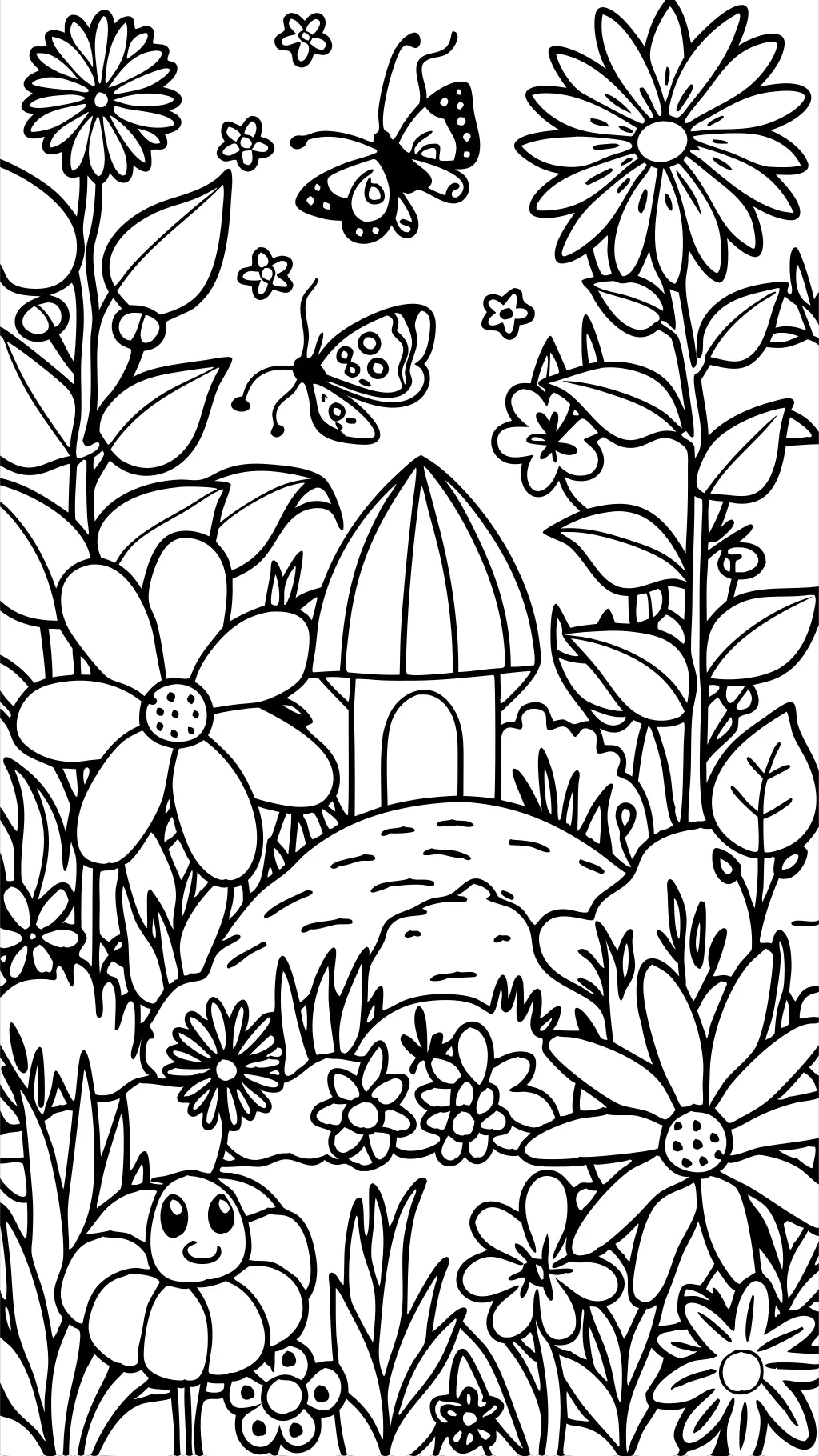 hidden picture coloring pages